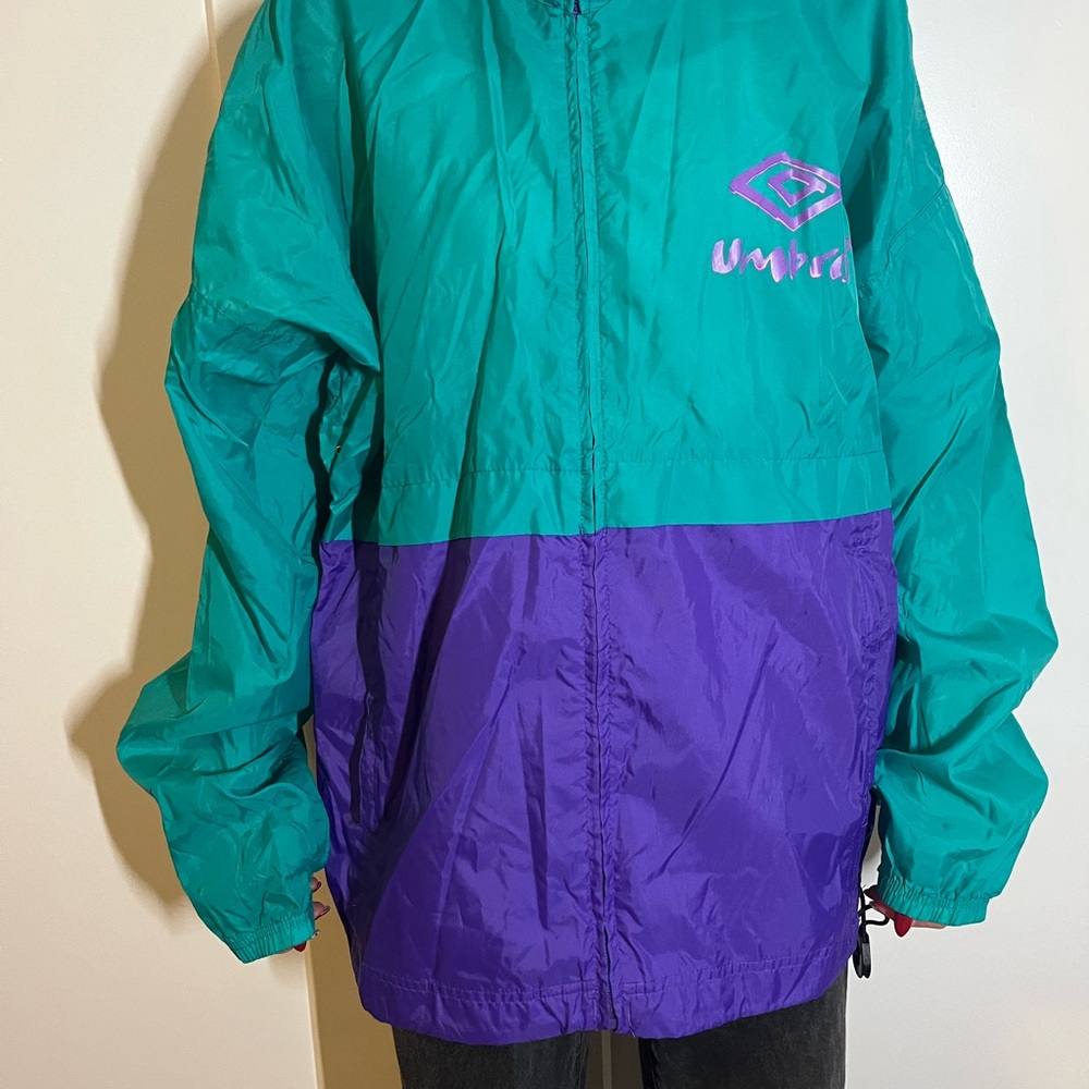 Umbro Green and Purple Jacket